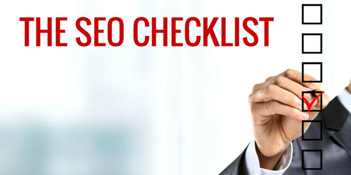 seo checklist